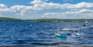 Relax by the water after visiting a Boothbay Harbor brewery.